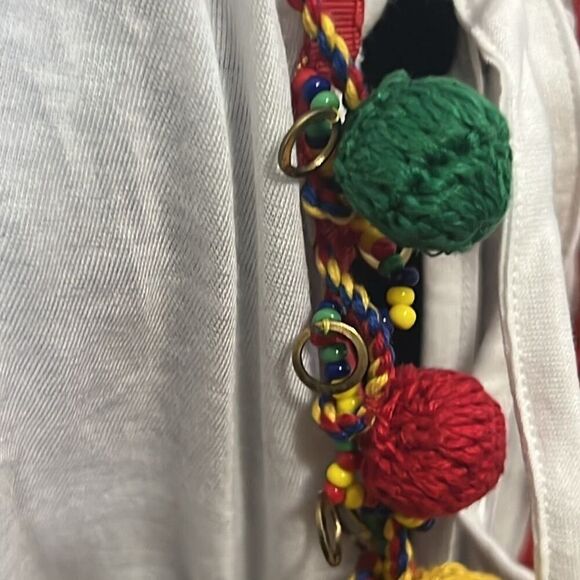 DSQUARED2 OFF THE SHOULDER SHORT SLEEVE BLOUSE SIZE XL - Picture 5 of 7